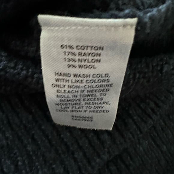 CALIBRATE Crewneck Knit Sweater Mens Size large Solid Blue Cotton Blend - Picture 4 of 5